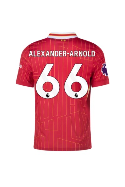 Fotbalové Dres Liverpool Alexander-Arnold #66 Domácí Oblečení 2024-25 Krátký Rukáv Fotbalové Dres Liverpool Alexander-Arnold #66 Domácí Oblečení 2024-25 Krátký Rukáv